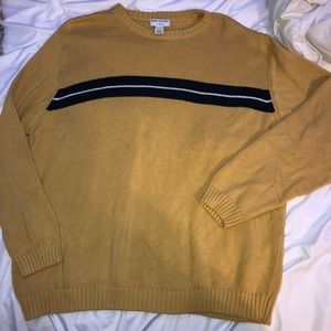 mustard oversized sweater